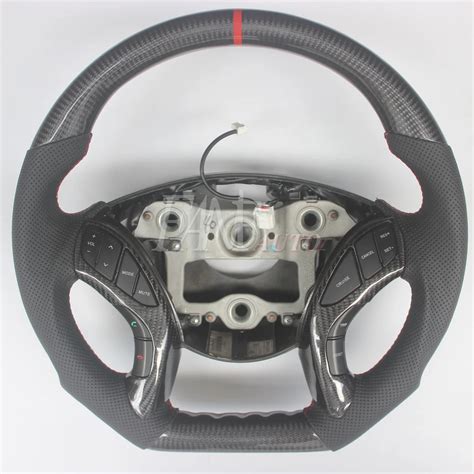 Replacement Real Carbon Fiber Steering Wheel With Leather For Hyundai