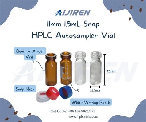 Autosampler Vials Aijiren Vials For Hplc Gc