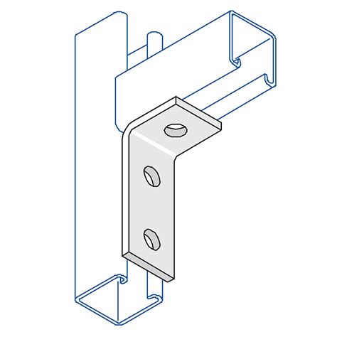 Unistrut P1325 4 Hole 90° Angle Bracket Metal Fabrication Supplies