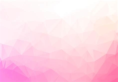 Free Vector Abstract Light Pink Low Poly Geometric Background