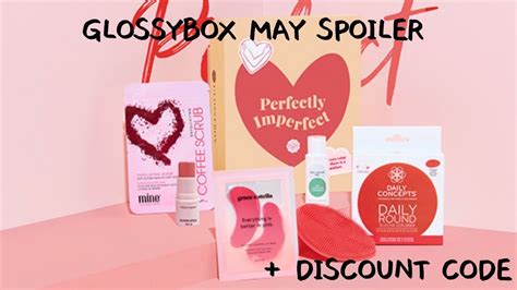 GLOSSYBOX MAY 2022 SPOILER DISCOUNT CODE CAITLIN SINNETT YouTube