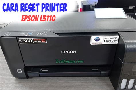 Cara Terbaru Reset Printer Epson L3110 Dengan Mudah