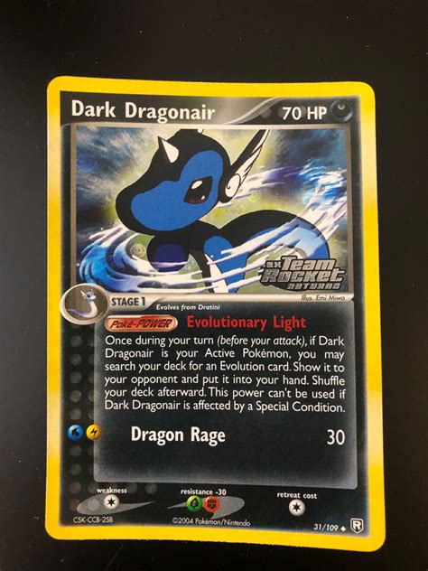 Dark Dragonair Team Rocket Returns Holo Stamped Hobbies Toys Toys