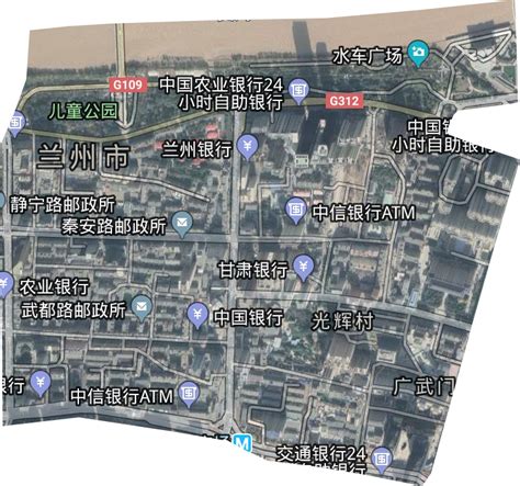 广武门街道高清卫星地图