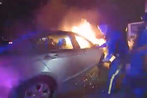 Video Shows New Jersey Cops Pull Driver From Burning Car