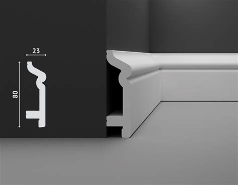 Плинтус напольный Decostar SK-37 купить в Минске недорого, цена