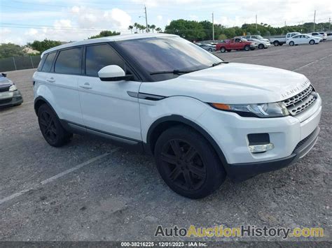 salvpbgfh land rover range rover evoque pure view history