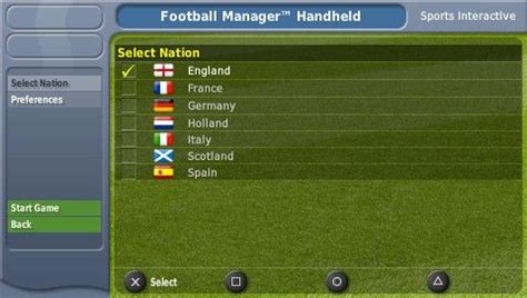 Screenshot Of Football Manager Handheld PSP 2006 MobyGames