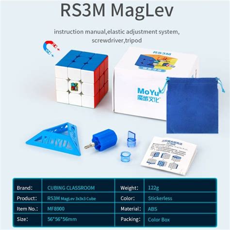 Moyu RS3M Series Maglev 3X3 Magnetic Magic Cube 33 Professional 3X3x3