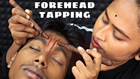 Head Massage By Barber Girl Pakhi Forehead Tapping And Loud Neck