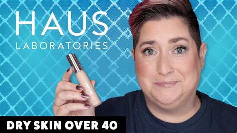 HAUS LABS TRICLONE SKIN TECH CONCEALER Dry Skin Review Wear Test