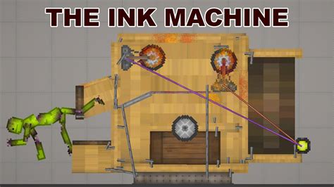 THE INK MACHINE TUTORIAL BENDY MELON PLAYGROUND PEOPLE