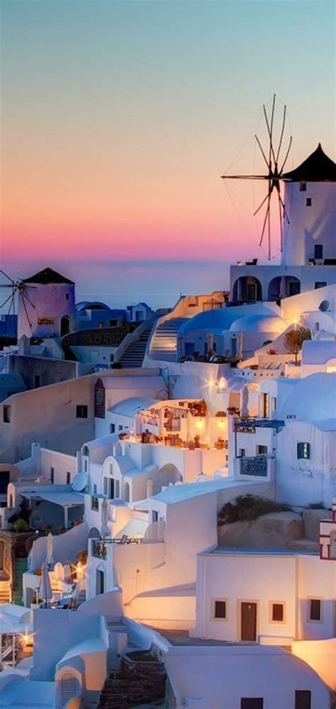 Santorini Sunset Wallpapers - Wallpaper Cave