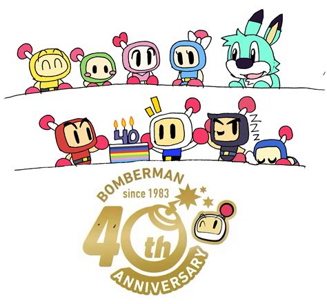 Toon Trev On Twitter 40 Years Of Bomberman Madness Happy 40th