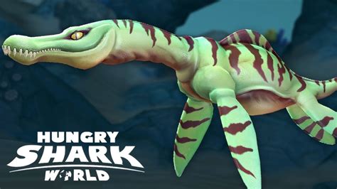 Hungry Shark World Ios Android Gameplay Drago The Pliosaur Youtube