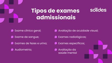 O Que É Exames Admissionais