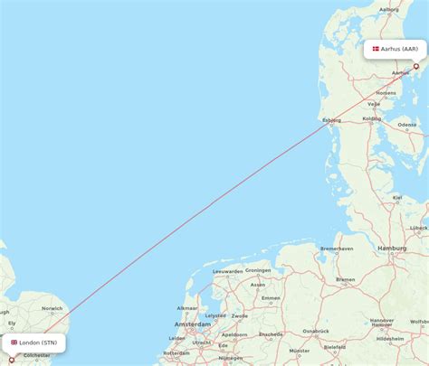 All Flight Routes From London To Aarhus Stn To Aar Flight Routes