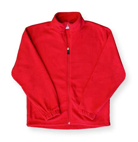 Red Full-Zip Fleece with St. Benedict Catholic School Logo – Zoghby's ...