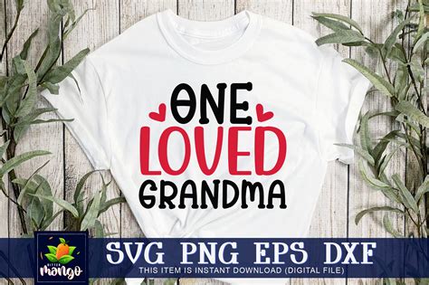 One Loved Grandma Graphic By Bittermango Creative Fabrica