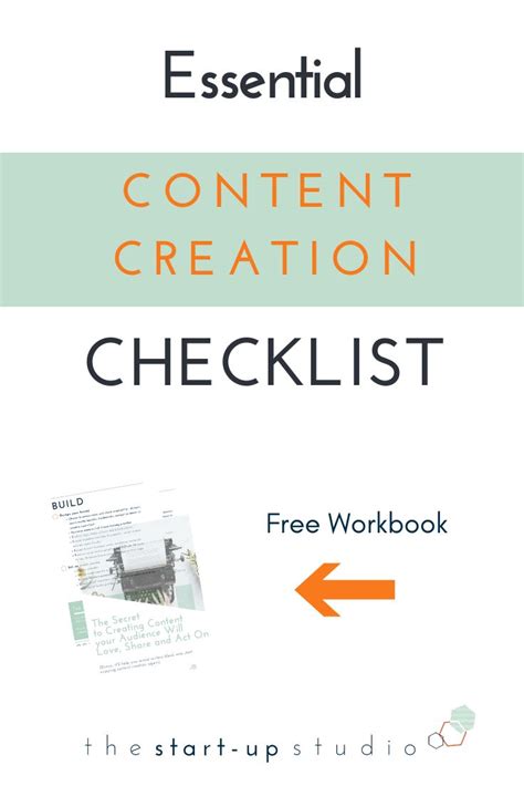 Content Creation Printable Essential
