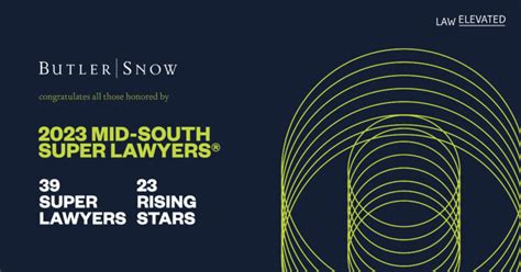 Butler Snow Mid South Super Lawyers® 2023 Recognizes 62 Butler Snow