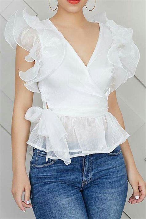 Pin By Katy Asanzs On Look Blouses For Women Women Blouses Fashion