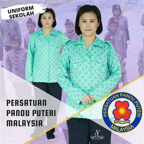 Uniform Lengkap Pandu Puteri Tunas Aktiviti Tunas Puteri Sekolah