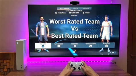 FIFA 23 Playing With Worst Rated Team Vs Best Rated Team Legendary