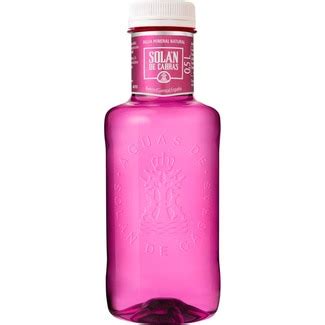 Agua mineral natural botella 50 cl Edición Rosa SOLAN DE CABRAS