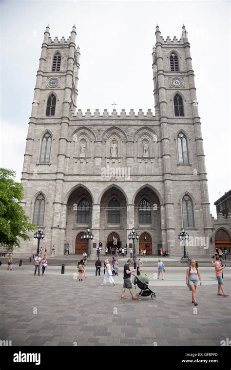 Montreal May 27 2016 Notre Dame Basilica Is A Basilica In The