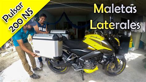 MALETAS Laterales Para PULSAR 200 NS CAP 11 YouTube