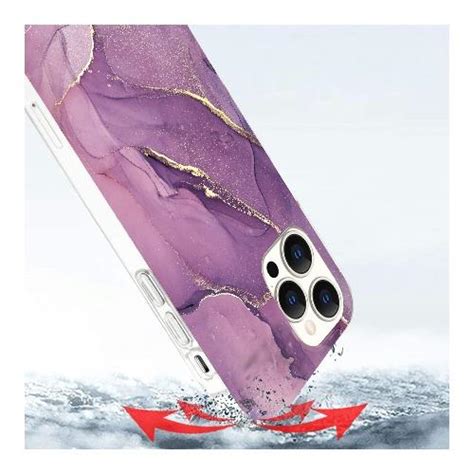 Purple Marble Iphone 12 Pro Max Case Saharacase