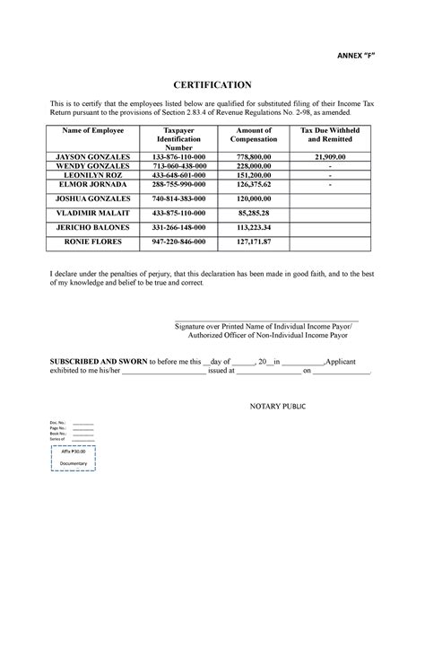 How To Compute Bir Form 2316 Printable Online