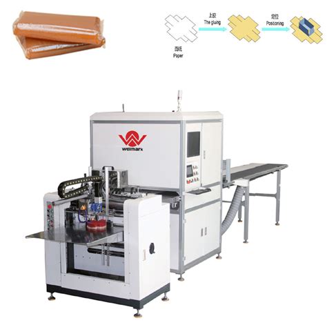 Automatic Positioning Gluing Machine Automatic Rigid Box Making Machine