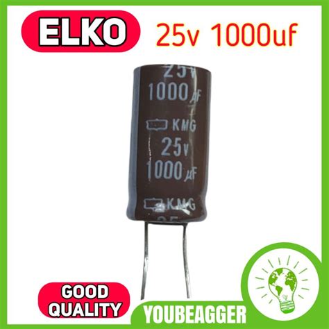 Jual Elko 25v 1000uf Kapasitor Shopee Indonesia