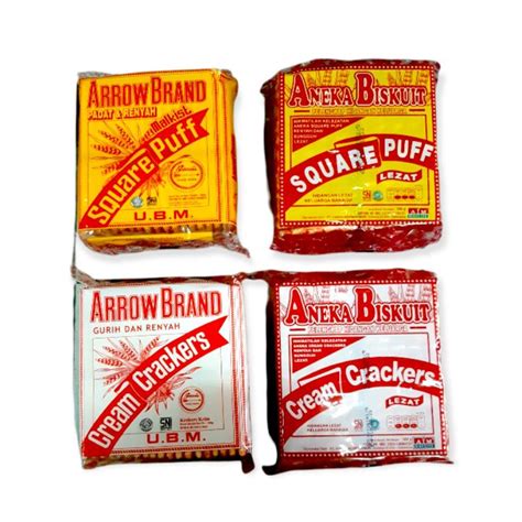 Jual Aim Biskuit Aneka Biskuit 300gr Cream Crackers Square Puff 300gr