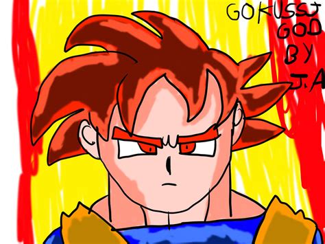 Goku Ssjgod By Joaoaugusto34 On Deviantart