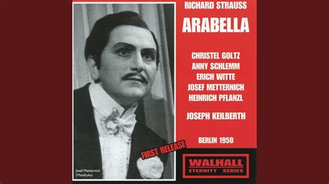 Arabella Op 79 TrV 263 Act III Welch Ein Erregtes Tete A Tete Im