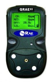 RAE Systems QRAE II 020 1111 1A0 Diffusion LEL O2 H2S CO Alkaline