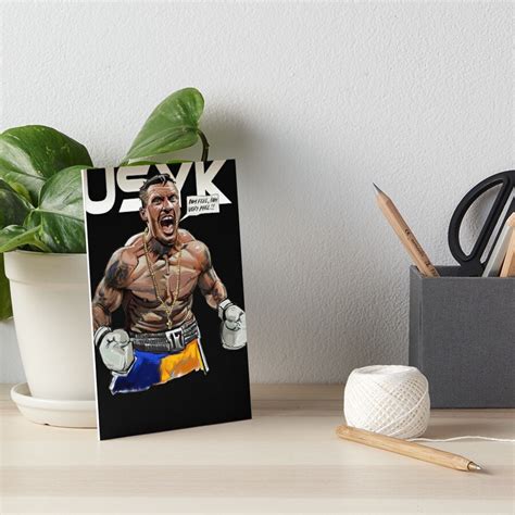 Oleksandr Usyk I Am Very Feel Artful Design Heavyweight Champ Art Board Print By