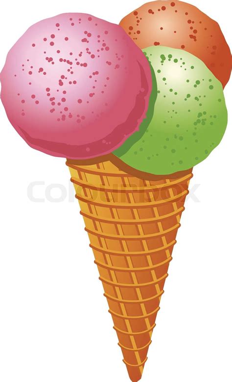 Ice Cream Stock Vector Colourbox