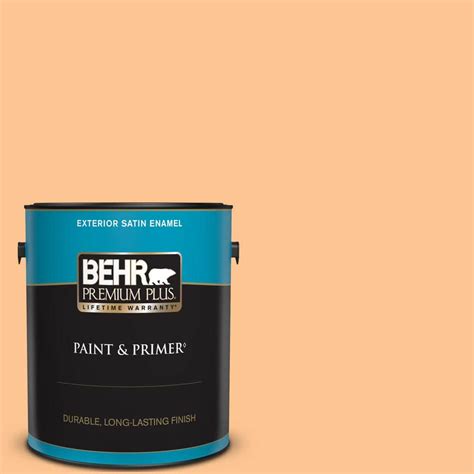 Behr Premium Plus Gal P Dainty Apricot Satin Enamel Exterior