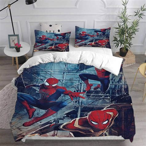 Parure de lit Super héros Spider Man No Way Home Marvel 6 Housse De C