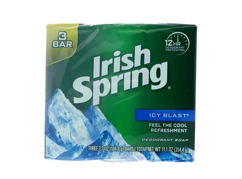 Irish Spring Deodorant Bar Soap Icy Blas Wholesale Palletfly