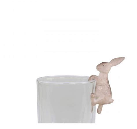 Osterhase Hasenbüste Hasentorso weiß aus Keramik 28x11x11 cm winkel