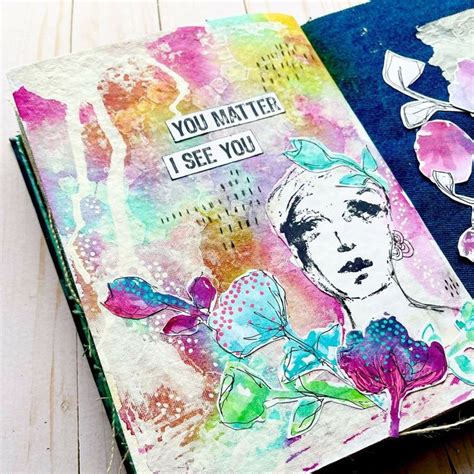 Pin By Kam On Dina Wakely Art Journal Ranger Ink Instagram Posts