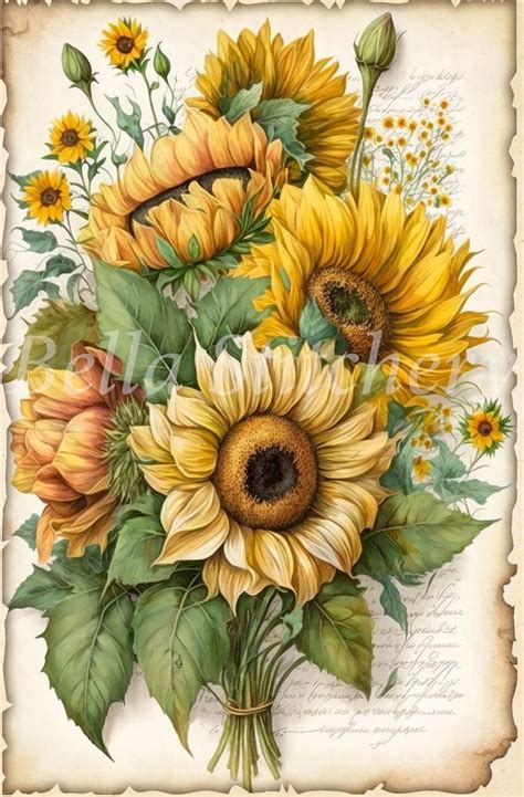 Pin by Xenia Picado on imágenes Sunflower art Sunflower wall art