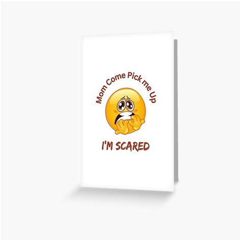 Mom Come Pick Me Up Im Scared Patrick Meme Greeting Card For Sale By