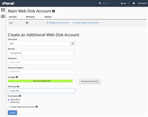 How To Configure And Manage WebDAV Web Disks With CPanel CPanel Blog