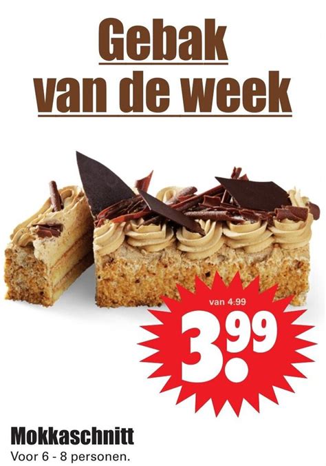 Mokkaschnitt Aanbieding Bij Dirk